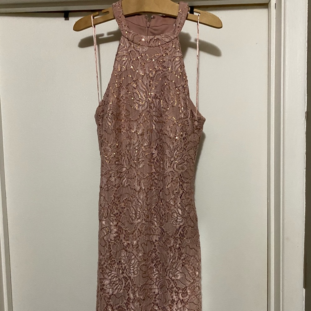Rose Gold Evening Dress